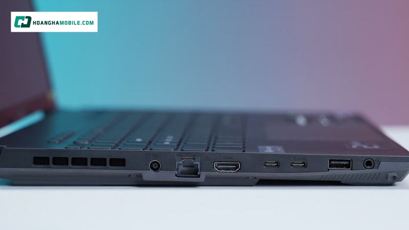 Laptop ASUS TUF Gaming F16 FX607VJ-RL034W sở hữu hệ thống cổng kết nối đa dạng và hiện đại Laptop ASUS TUF Gaming F16 FX607VJ-RL034W sở hữu hệ thống cổng kết nối đa dạng và hiện đại