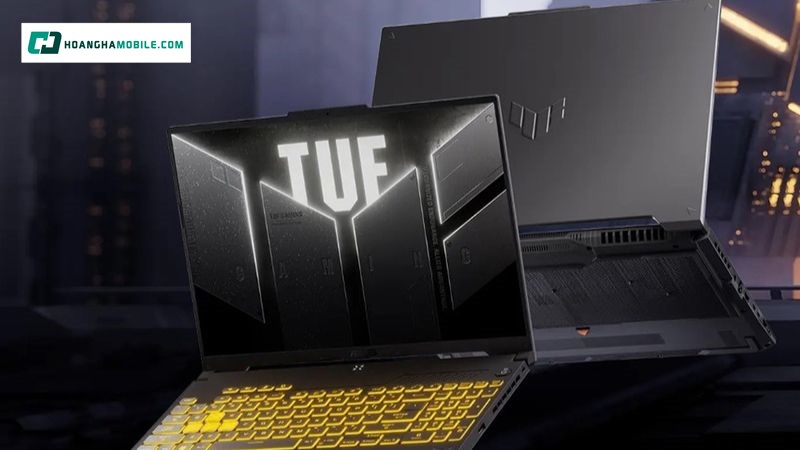 Laptop ASUS TUF Gaming F16 FX607VJ-RL034W sở hữu thiết kế đặc trưng của dòng TUF Gaming Laptop ASUS TUF Gaming F16 FX607VJ-RL034W sở hữu thiết kế đặc trưng của dòng TUF Gaming
