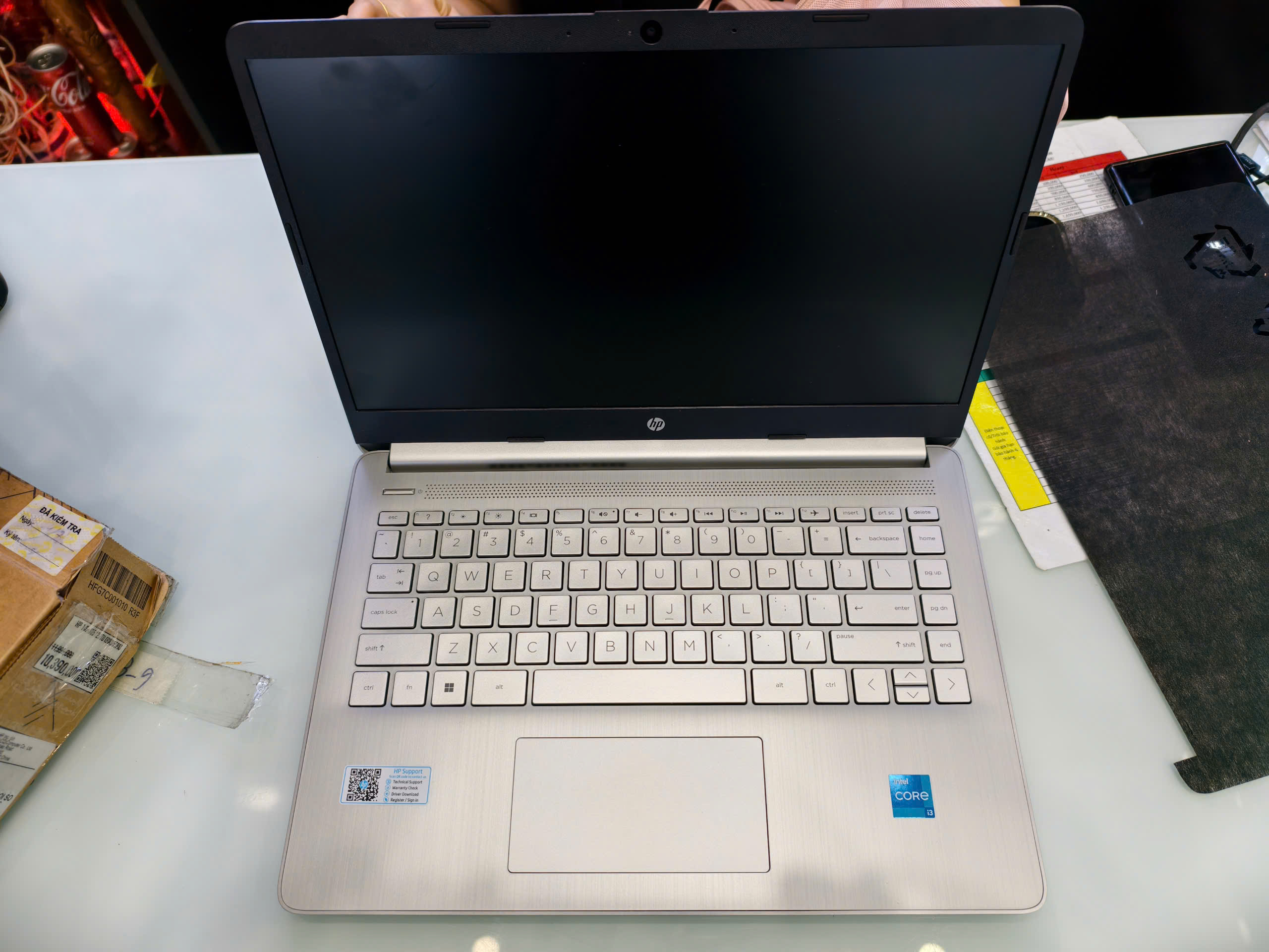 MÁY TÍNH XÁCH TAY (NB) HP 14s-dq5121TU i3-1215U/8GD4/512GSSD/14.0FHD/Wlac/BT5/3C41WHr/W11SL/BẠC(8W355PA)