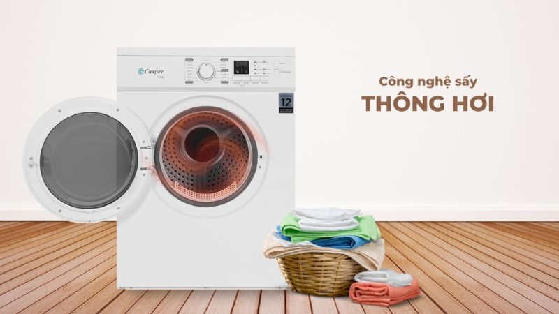 Giá tham khảo của máy sấy thông hơi Casper 7.2 kg Giá tham khảo của máy sấy thông hơi Casper 7.2 kg