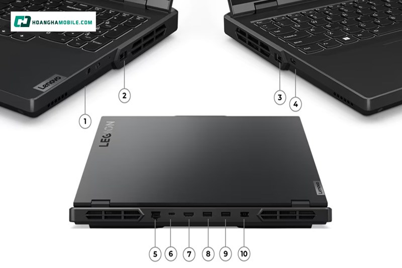 Laptop Lenovo Gaming Legion Pro 5 16IRX9 (83DF0046VN) đảm bảo kết nối đầy đủ & hiện đại