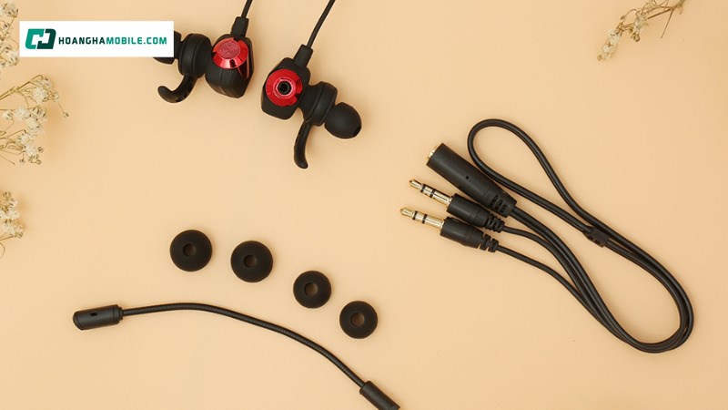 Tai nghe Rapoo Gaming VM in-ear. Tai nghe Rapoo Gaming VM in-ear.