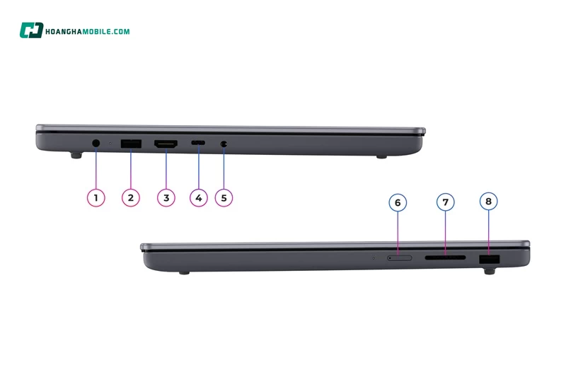 Kết nối Wi-Fi 6E và đa dạng cổng kết nối. Kết nối Wi-Fi 6E và đa dạng cổng kết nối.