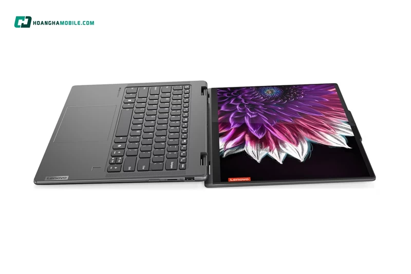 Thiết kế sang trọng, linh hoạt với bản lề gập 360 độ của laptop Lenovo Yoga 7 2-in-1 14IML9 (83DJ00H9VN) Thiết kế sang trọng, linh hoạt với bản lề gập 360 độ của laptop Lenovo Yoga 7 2-in-1 14IML9 (83DJ00H9VN)