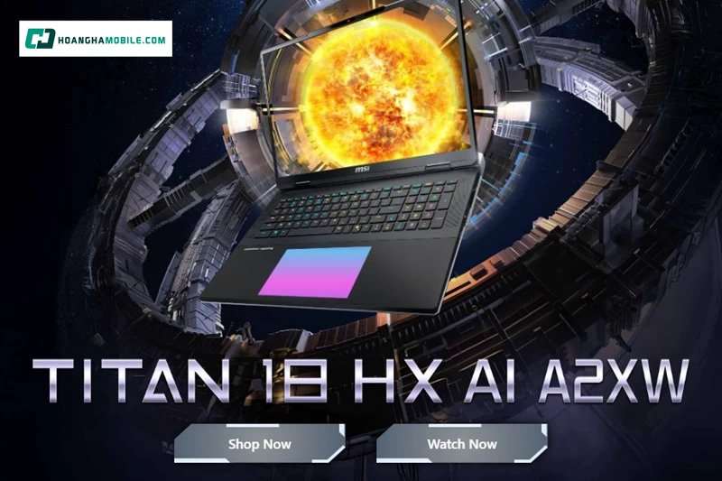 Laptop MSI Gaming Titan 18 HX AI A2XWIG (090VN). Laptop MSI Gaming Titan 18 HX AI A2XWIG (090VN).