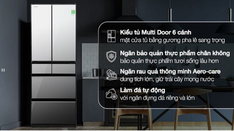 Giá tham khảo của tủ lạnh Hitachi Inverter 540 lít Giá tham khảo của tủ lạnh Hitachi Inverter 540 lít