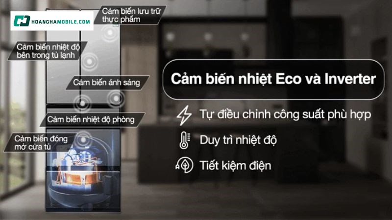 Cảm biến nhiệt Eco và Inverter