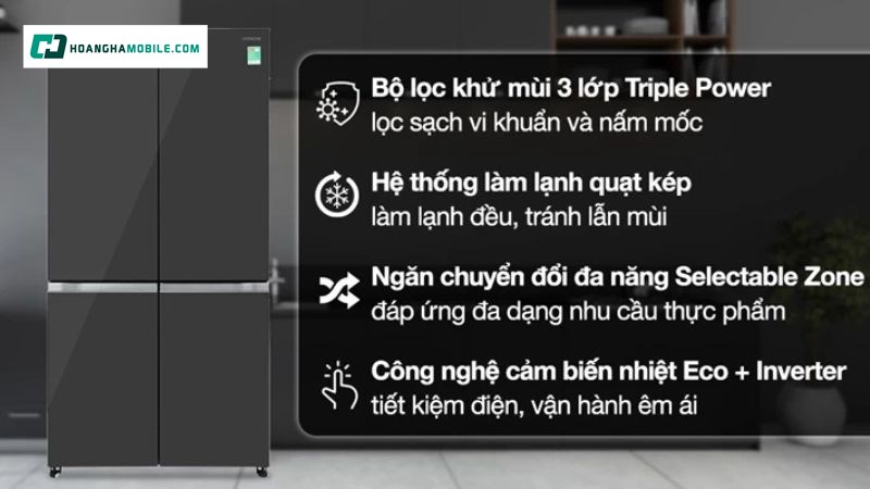 Giá tham khảo của tủ lạnh Hitachi Inverter 569 lít Giá tham khảo của tủ lạnh Hitachi Inverter 569 lít