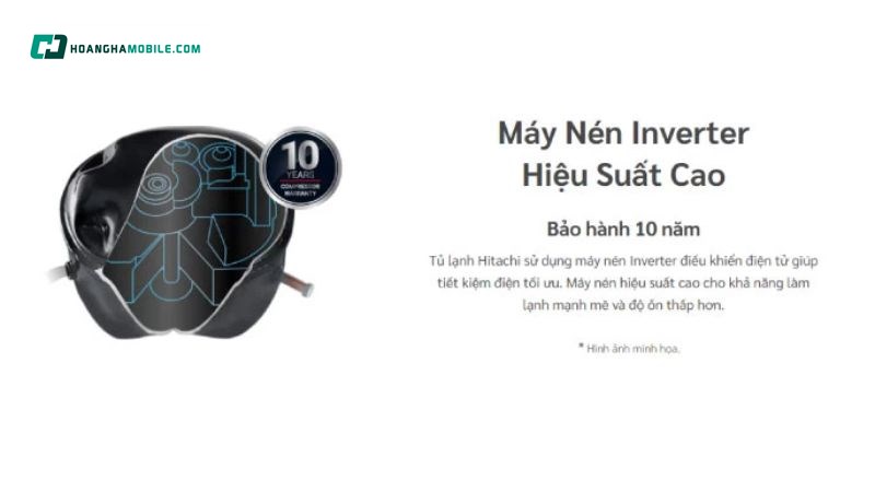 Vận hành êm ái, tiêu thụ điện hiệu quả Vận hành êm ái, tiêu thụ điện hiệu quả