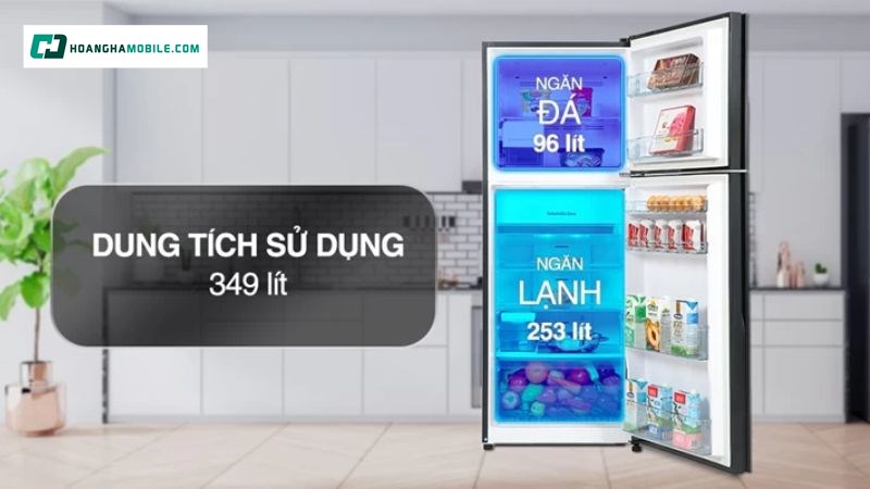 Sở hữu dung tích lớn Sở hữu dung tích lớn