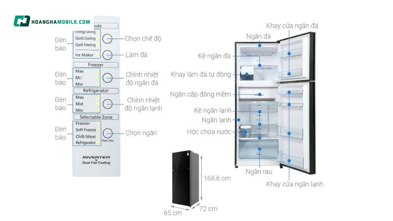 Thiết kế sang trọng với kích thước hợp lý Thiết kế sang trọng với kích thước hợp lý