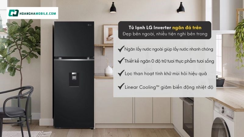 Tủ lạnh LG Inverter 314 lít LTD31BLM Tủ lạnh LG Inverter 314 lít LTD31BLM