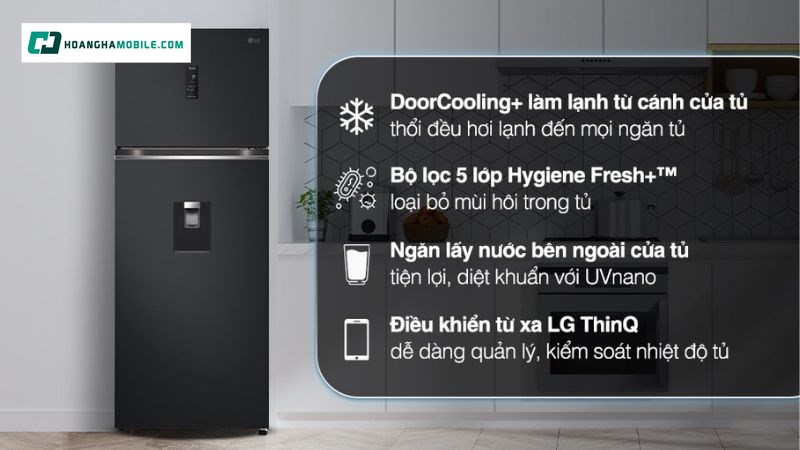 Giá tham khảo của tủ lạnh LG Inverter 334 lít LTD33BLM Giá tham khảo của tủ lạnh LG Inverter 334 lít LTD33BLM