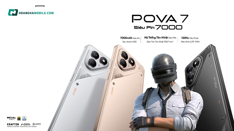TECNO POVA 7 là mẫu smartphone nổi bật trong phân khúc tầm trung với cấu hình mạnh mẽ và thiết kế năng động TECNO POVA 7 là mẫu smartphone nổi bật trong phân khúc tầm trung với cấu hình mạnh mẽ và thiết kế năng động