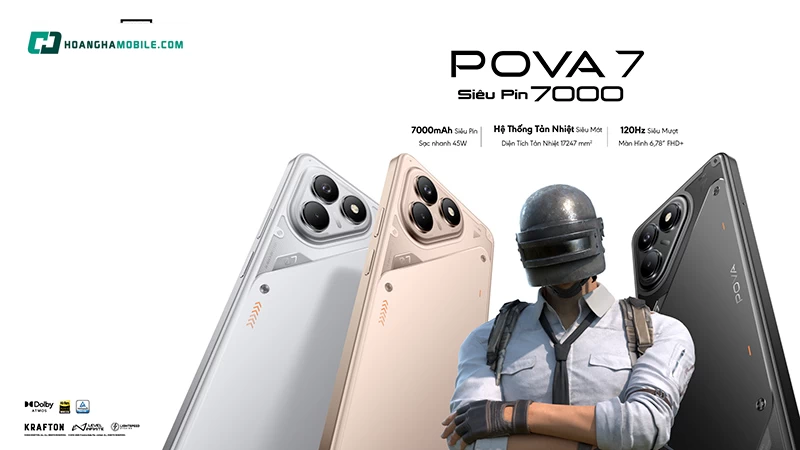TECNO POVA 7 là mẫu smartphone nổi bật trong phân khúc tầm trung với cấu hình mạnh mẽ và thiết kế năng động TECNO POVA 7 là mẫu smartphone nổi bật trong phân khúc tầm trung với cấu hình mạnh mẽ và thiết kế năng động