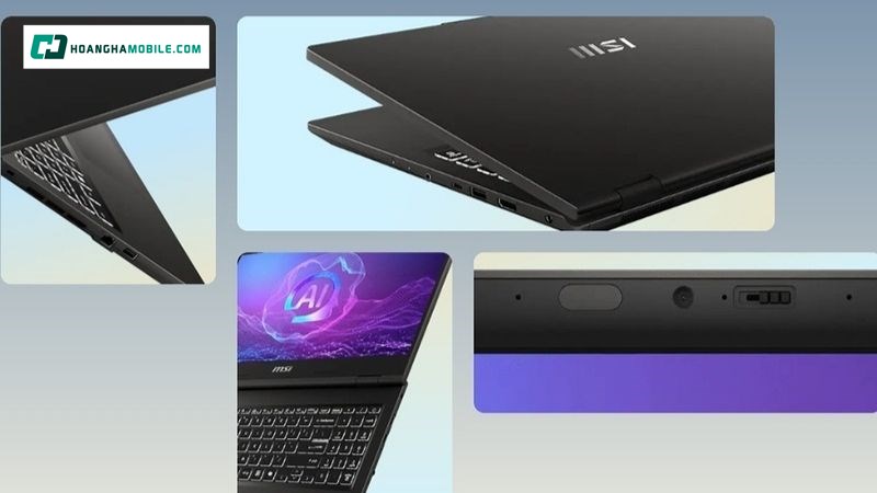 Trang bị màn hình 15.6 inch 144Hz mượt mà.