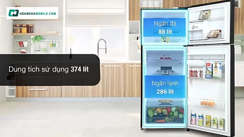 Dung tích lớn và cấu trúc tối ưu Dung tích lớn và cấu trúc tối ưu