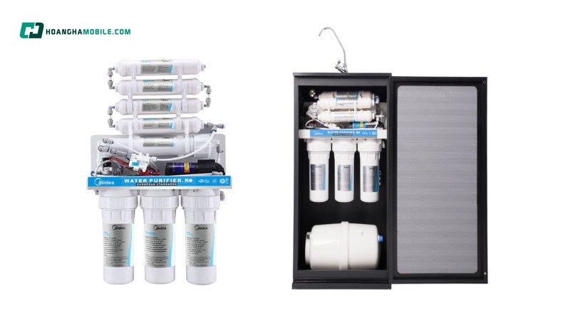 Máy lọc nước MRO Midea 1644-8 KV, 8 lõi, lắp âm tủ Máy lọc nước MRO Midea 1644-8 KV, 8 lõi, lắp âm tủ