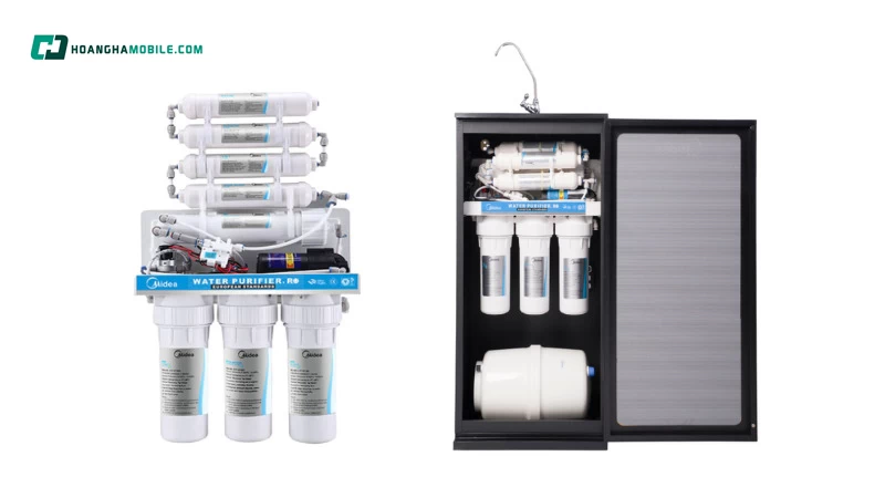 Máy lọc nước MRO Midea 1644-8 KV, 8 lõi, lắp âm tủ Máy lọc nước MRO Midea 1644-8 KV, 8 lõi, lắp âm tủ