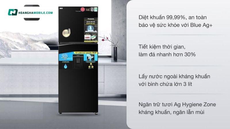 Tủ lạnh Panasonic Inverter 366 lít NR-TL381GPKV Tủ lạnh Panasonic Inverter 366 lít NR-TL381GPKV