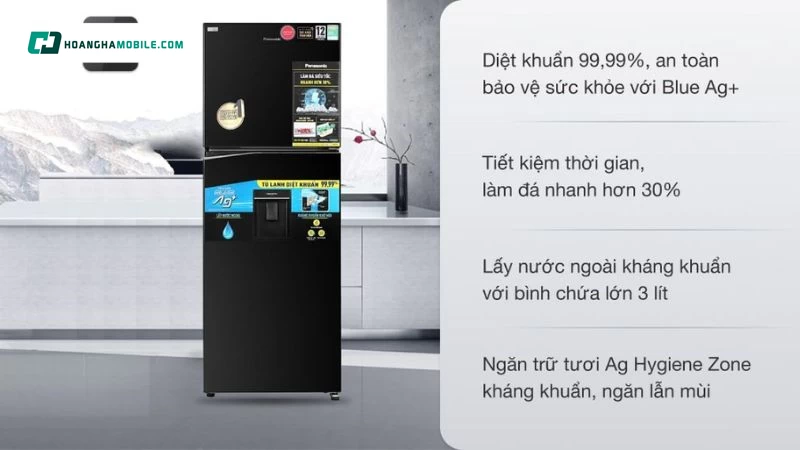 Tủ lạnh Panasonic Inverter 366 lít NR-TL381GPKV Tủ lạnh Panasonic Inverter 366 lít NR-TL381GPKV