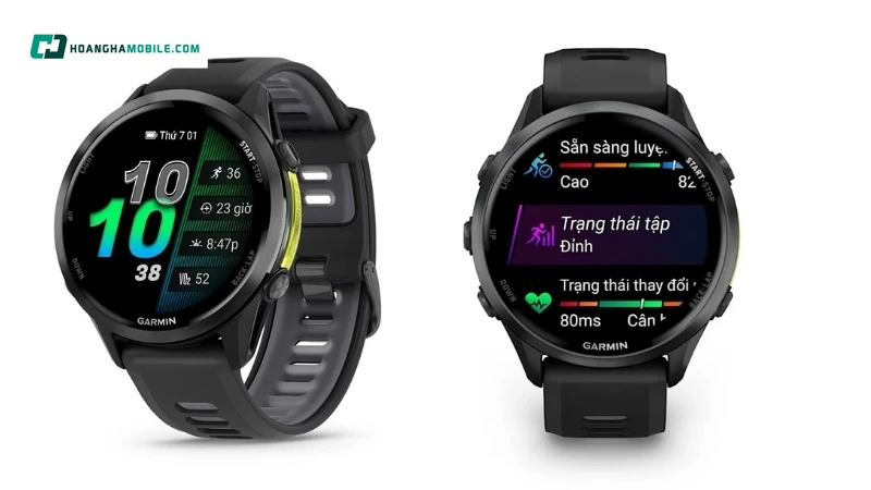 Đồng hồ Garmin Forerunner 970 sở hữu phong cách thiết kế thể thao hiện đại nhưng vẫn toát lên vẻ sang trọng nhờ chất liệu cao cấp Đồng hồ Garmin Forerunner 970 sở hữu phong cách thiết kế thể thao hiện đại nhưng vẫn toát lên vẻ sang trọng nhờ chất liệu cao cấp