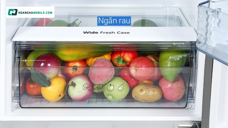 Dung tích sử dụng thực là 326 lít