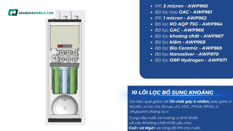 Hệ thống lọc 10 cấp Hệ thống lọc 10 cấp