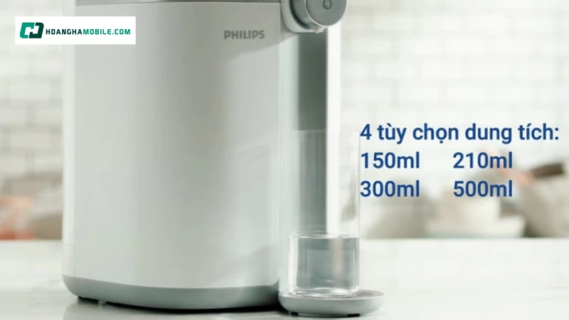 4 mức thể tích nước 4 mức thể tích nước