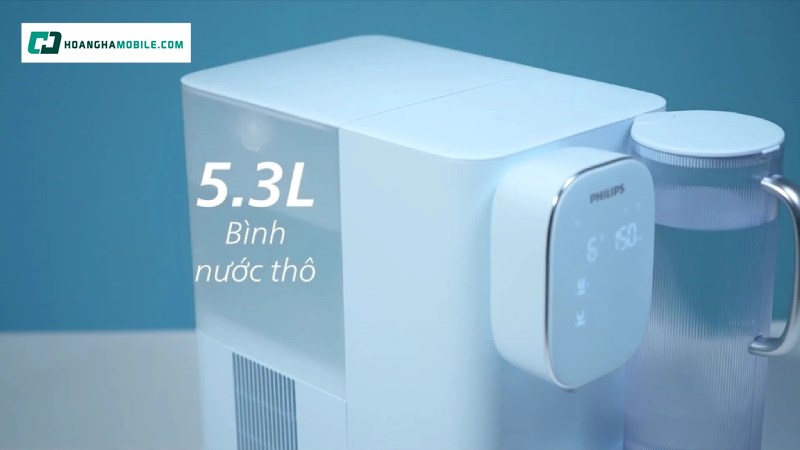 Dung tích lớn lên đến 5.3 lít Dung tích lớn lên đến 5.3 lít