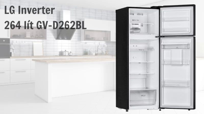 Tủ lạnh LG Inverter 264 lít Tủ lạnh LG Inverter 264 lít