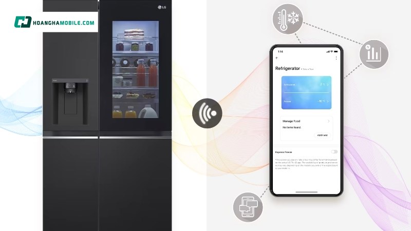 Tính năng kết nối thông minh LG ThinQ Tính năng kết nối thông minh LG ThinQ