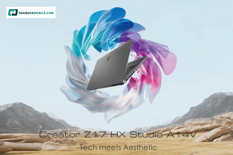 Laptop MSI Creator Z17 HX Studio A14VGT (272VN). Laptop MSI Creator Z17 HX Studio A14VGT (272VN).