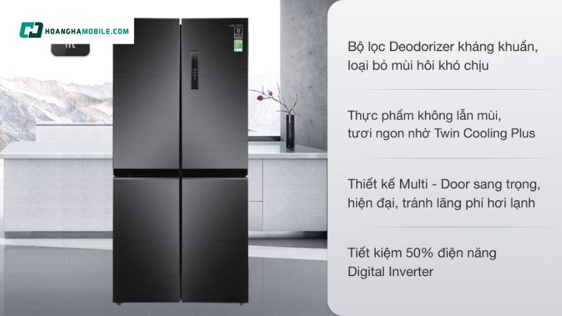 Giá tham khảo của tủ lạnh Samsung Inverter 488 lít