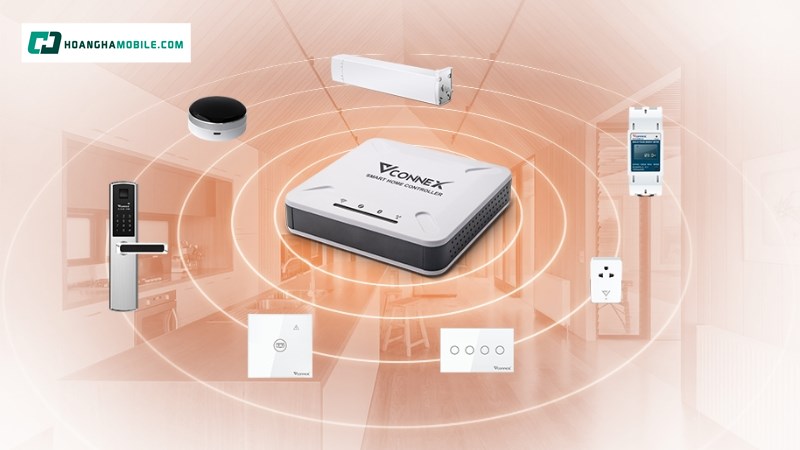 Công tắc thông minh & Bộ điều khiển trung tâm Vconnex Công tắc thông minh & Bộ điều khiển trung tâm Vconnex