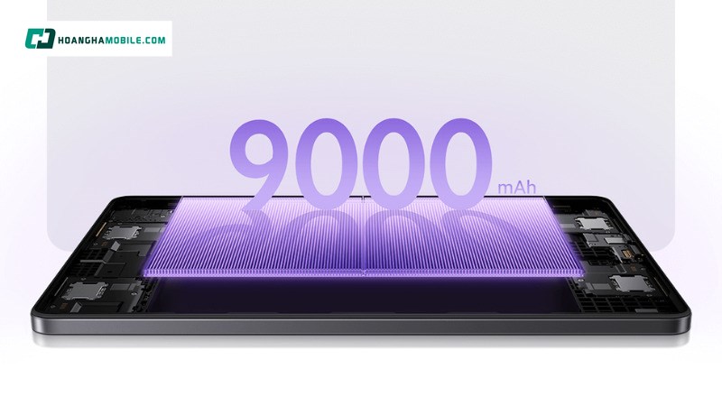 Thoải mái sử dụng Redmi Pad 2 cả ngày dài với viên pin 9000mAh Thoải mái sử dụng Redmi Pad 2 cả ngày dài với viên pin 9000mAh