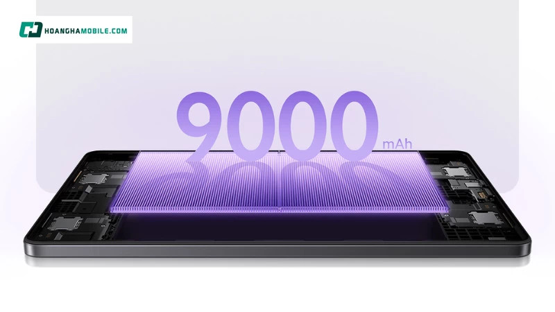 Thoải mái sử dụng Redmi Pad 2 cả ngày dài với viên pin 9000mAh Thoải mái sử dụng Redmi Pad 2 cả ngày dài với viên pin 9000mAh