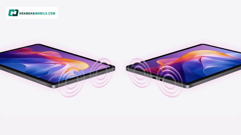 Hệ thống âm thanh 4 loa sống động, hỗ trợ Dolby Atmos trên Redmi Pad 2 Hệ thống âm thanh 4 loa sống động, hỗ trợ Dolby Atmos trên Redmi Pad 2