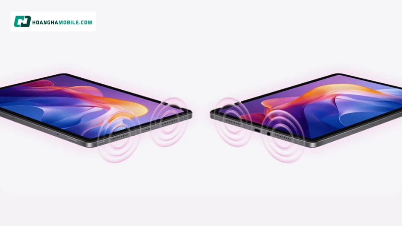 Hệ thống âm thanh 4 loa sống động, hỗ trợ Dolby Atmos trên Redmi Pad 2 Hệ thống âm thanh 4 loa sống động, hỗ trợ Dolby Atmos trên Redmi Pad 2