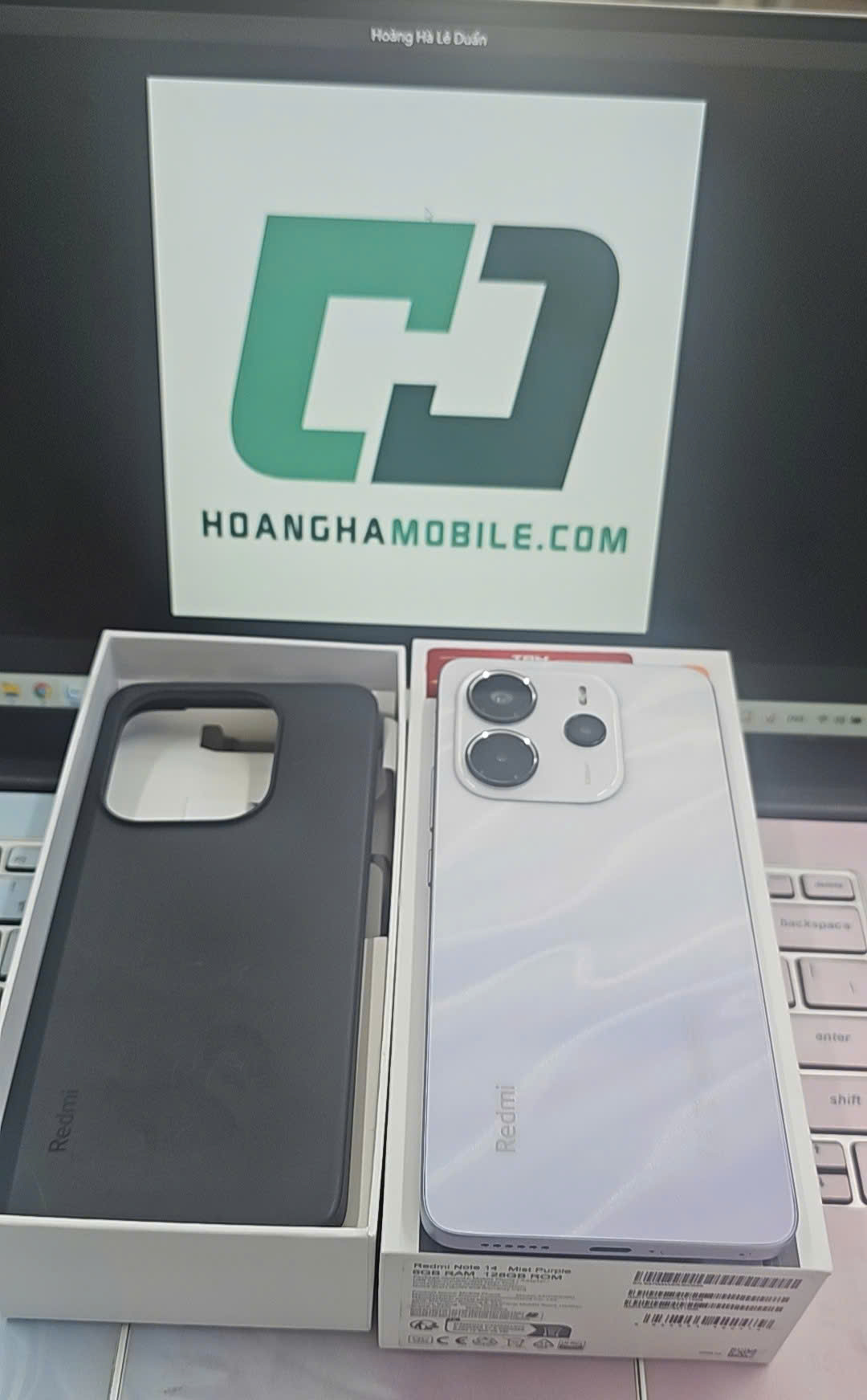 ĐIỆN THOẠI DI ĐỘNG (TEL) REDMI NOTE 14 6.67/MTK G99Ultra/6G/128G/108+2+2MP/20MP/5500mAh (24117RN76O)/TÍM - TBH