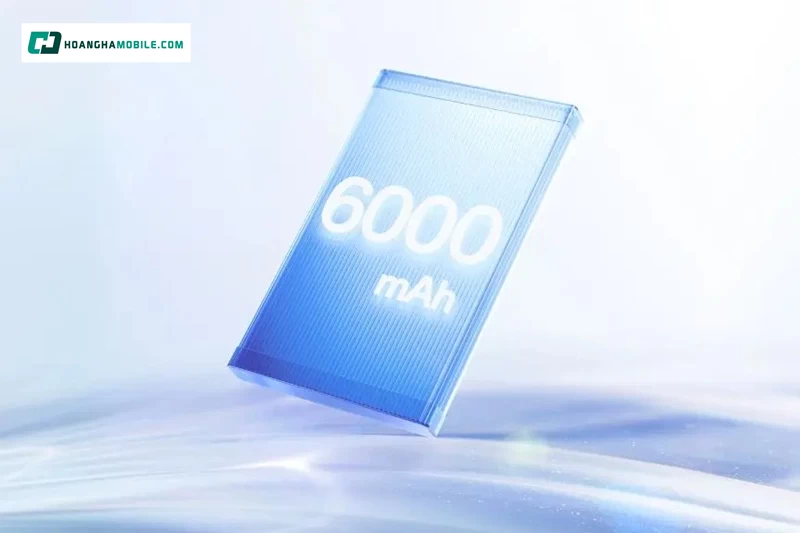 Với viên pin dung lượng lớn 6000mAh, OPPO Reno14 5G dễ dàng đáp ứng một ngày dài sử dụng Với viên pin dung lượng lớn 6000mAh, OPPO Reno14 5G dễ dàng đáp ứng một ngày dài sử dụng