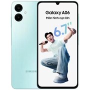 ĐTDĐ Samsung A06 LTE, SM-A065B/DS,4+64, Xanh nhạt - SSA06564DAXN - TBH - 231A CẦN THƠ