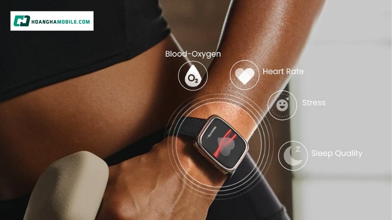 Tính năng theo dõi sức khỏe toàn diện trên đồng hồ thông minh. Tính năng theo dõi sức khỏe toàn diện trên đồng hồ thông minh.