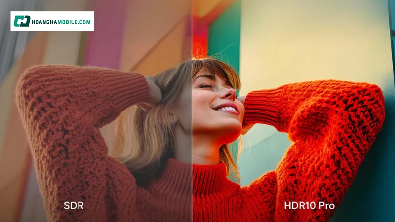 Hình ảnh chân thực với HDR10 và Dynamic Tone Mapping Hình ảnh chân thực với HDR10 và Dynamic Tone Mapping