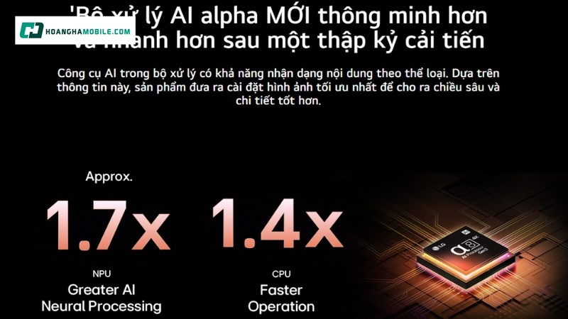 Bộ vi xử lý α8 AI Processor 4K Gen2 Bộ vi xử lý α8 AI Processor 4K Gen2