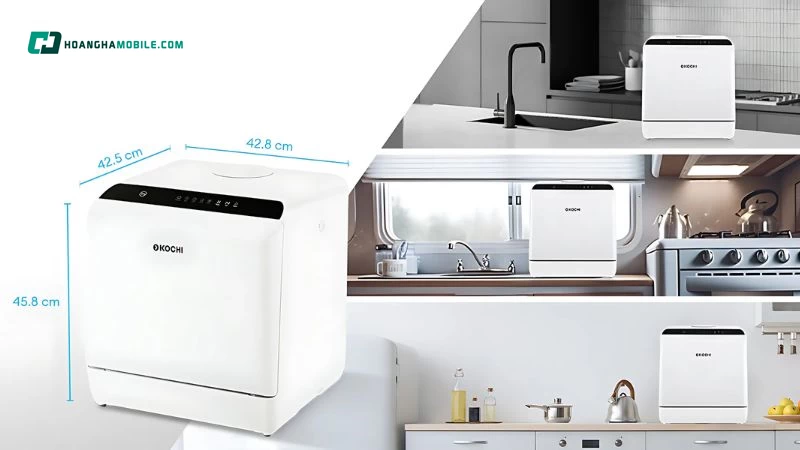 Thiết kế nhỏ gọn tiện lợi cho mọi không gian bếp. Thiết kế nhỏ gọn tiện lợi cho mọi không gian bếp.