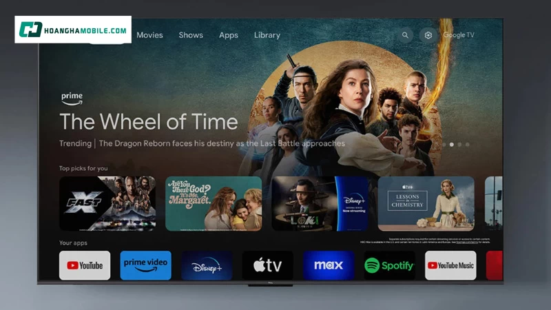 Hệ điều hành Google TV thông minh Hệ điều hành Google TV thông minh