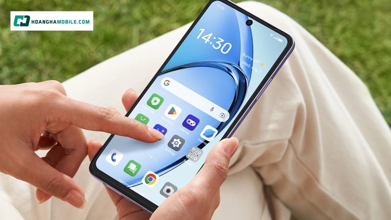  OPPO A5i mang lại không gian hiển thị rộng rãi