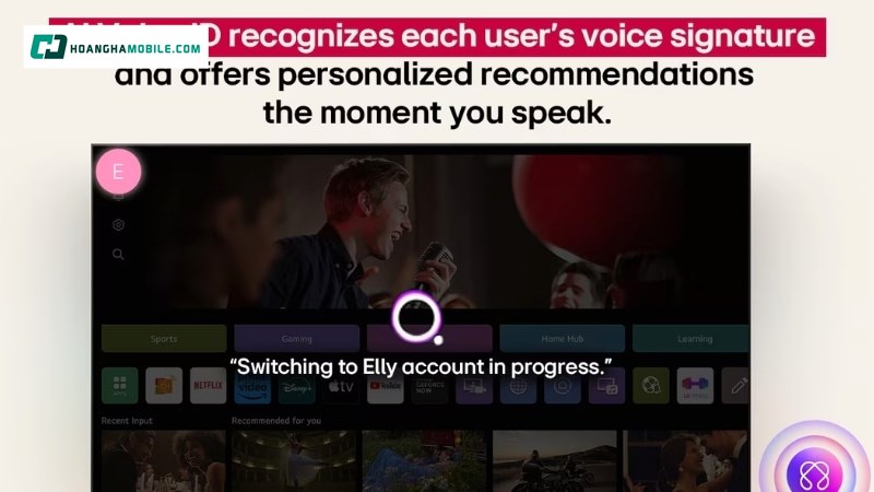 Khả năng giải trí vượt trội với nền tảng webOS 25. Khả năng giải trí vượt trội với nền tảng webOS 25.
