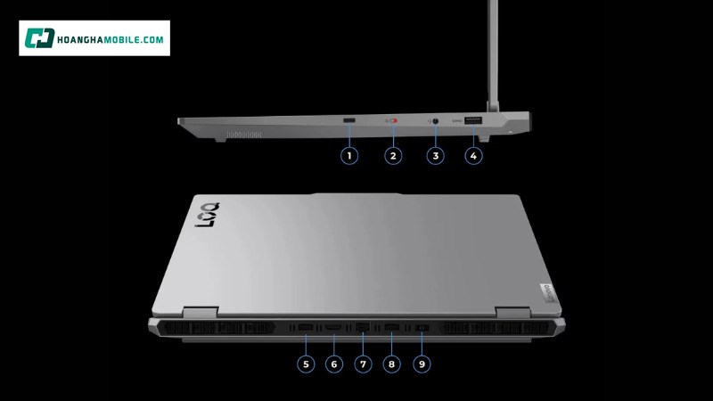 Kết nối đa dạng, sạc nhanh tiện lợi trên laptop Lenovo LOQ 15IRX10 83JE006PVN Kết nối đa dạng, sạc nhanh tiện lợi trên laptop Lenovo LOQ 15IRX10 83JE006PVN